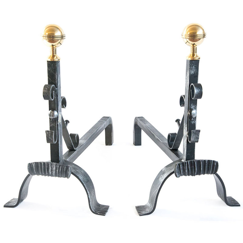 Cecial Metal Andiron