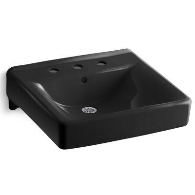 Soho Ceramic 20" Wall Mount Bathroom Sink with Overflow