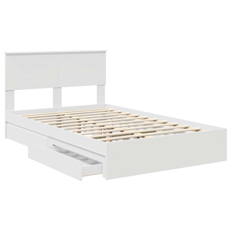 Bed, Small Double (4'), White