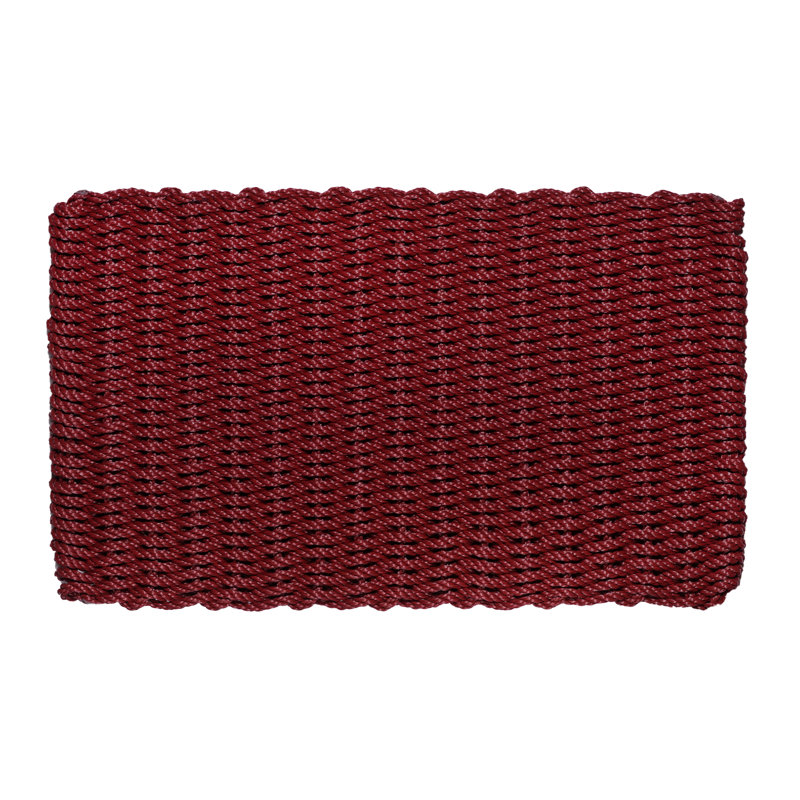 Pilibbos Doormat, Rectangle 22" x 40", Burgundy