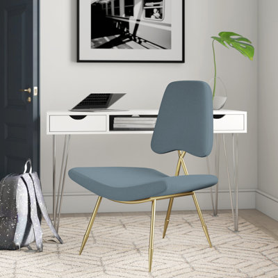 Ponder Performance Velvet Lounge Chair