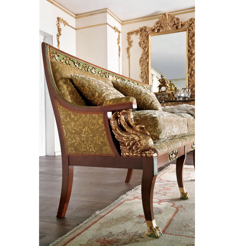 53" Recessed Arm Loveseat