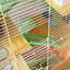 Cage à hamster à 5 niveaux avec tubes, tunnels, poignée de transport portable, orange, plat de nourriture amélioré, bouteille d'eau, roue d'exercice pour petits hamsters et accessoires