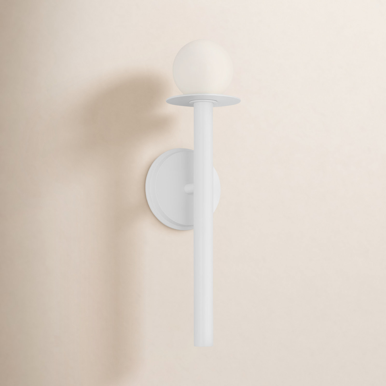 Kofi Single Frosted Dimmable Vanity Light