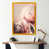 Impression dorée sur toile encadrée