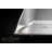 Adaku 16" W 22" H Rectangular, Wall mounted Frameless Medicine Cabinet Mirror with 2 fived Shelves