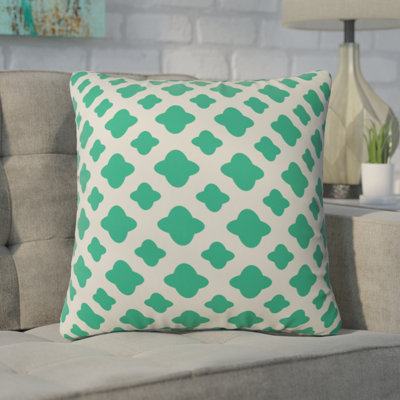 Allyson Johnson Classic Emerald Indoor/outdoor Throw Pillow