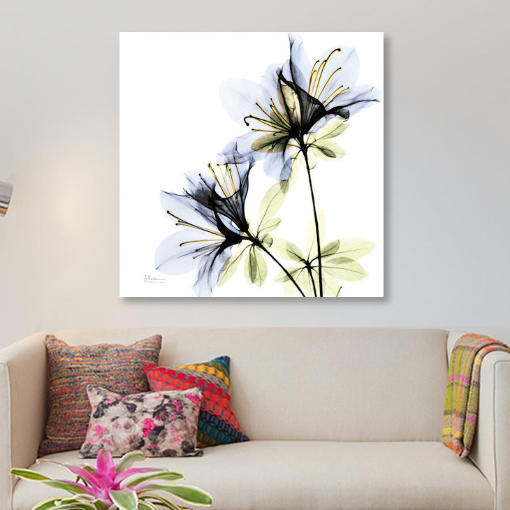 «Azalea I», impression sur toile, H 12 po x l 12 po x P 1,5 po, Pas de tapis, Toile tendue