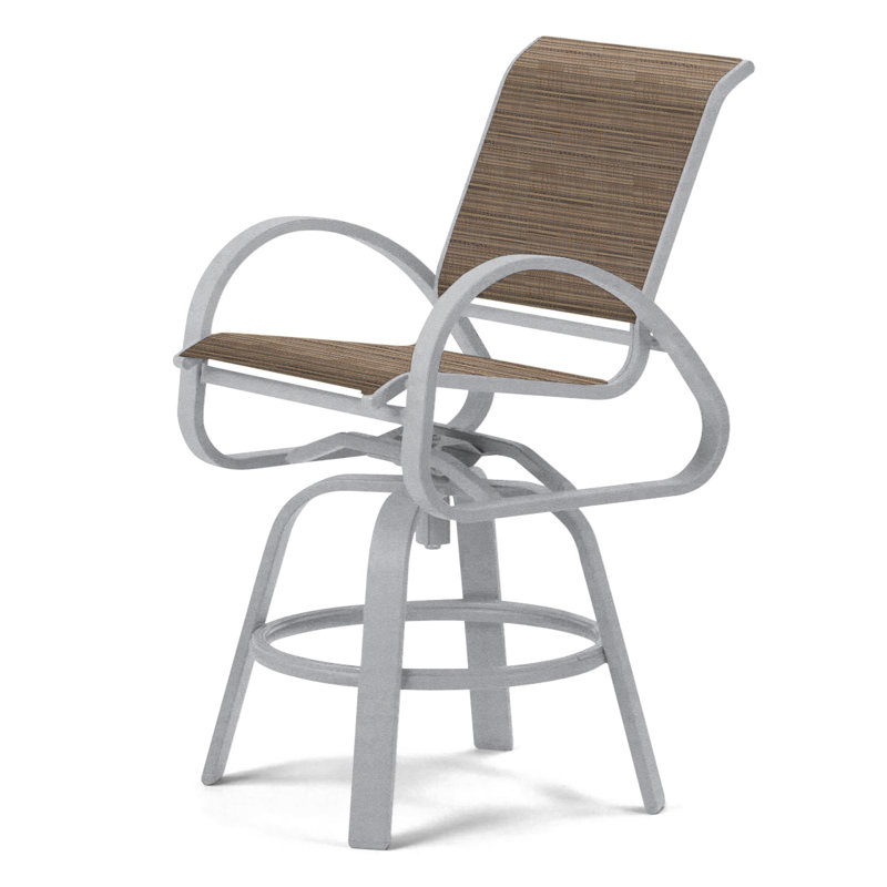 Tabouret de bar Holna, Performance de l'écorce, Graphite texturé