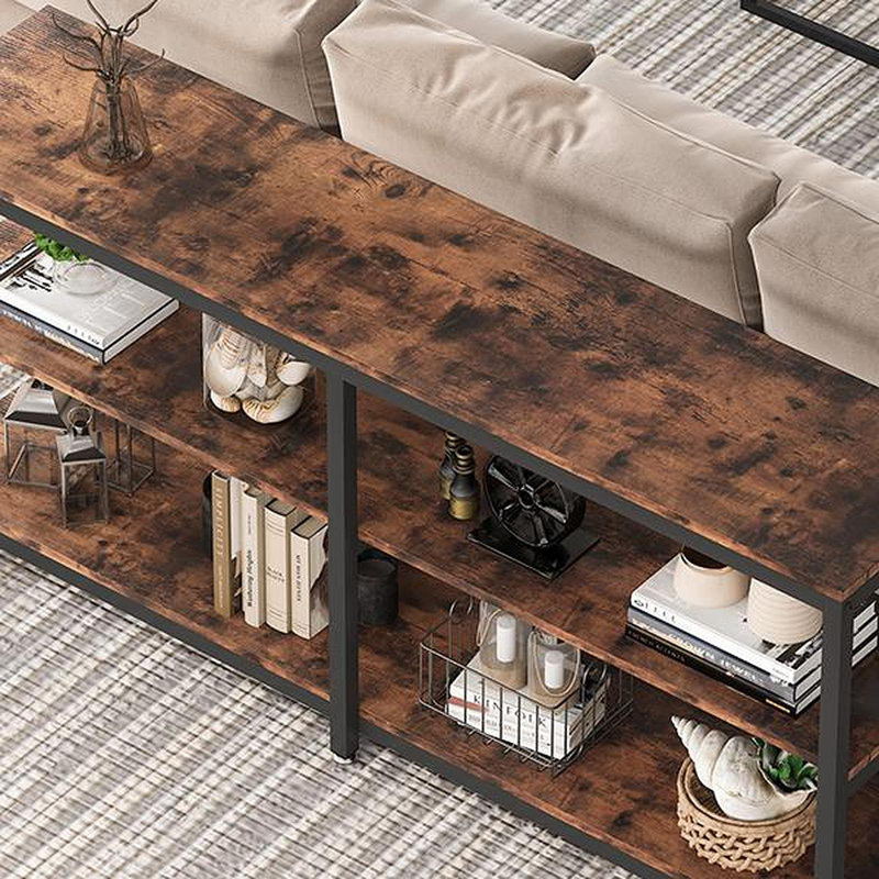 Console 70,9 po Turrella, Brun rustique