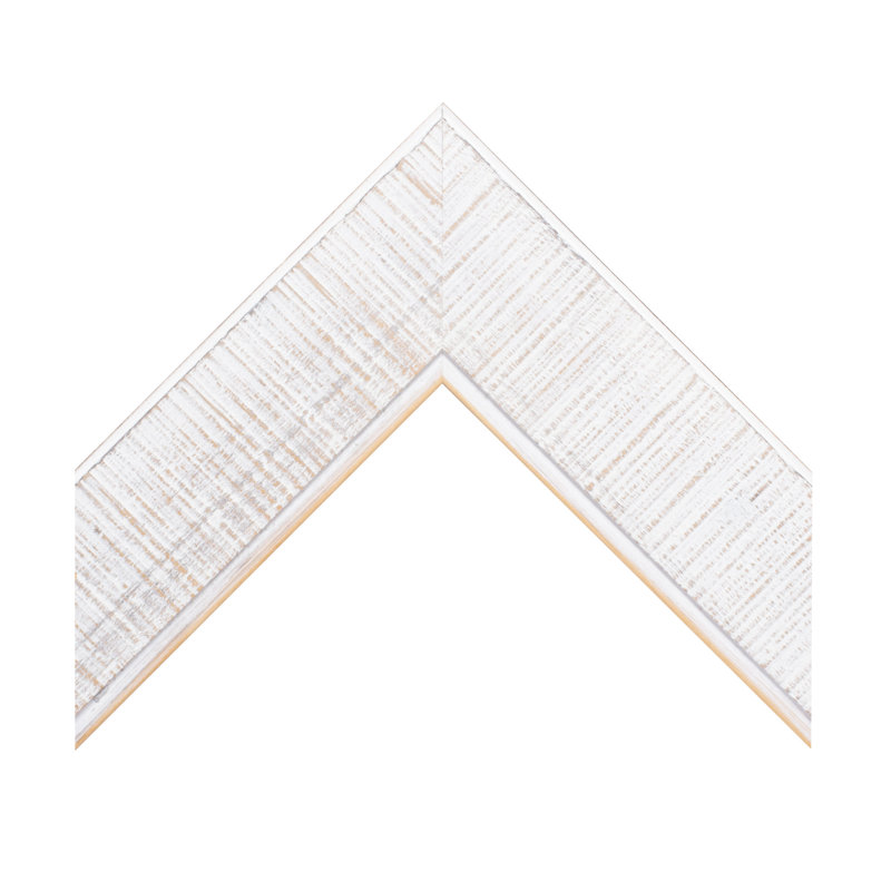 Corvallis Wood Framed Wall Mirror with Safety Backing Ideal for Bathroom Mirror & Vanity Mirror, Antique White, 32" x 48"