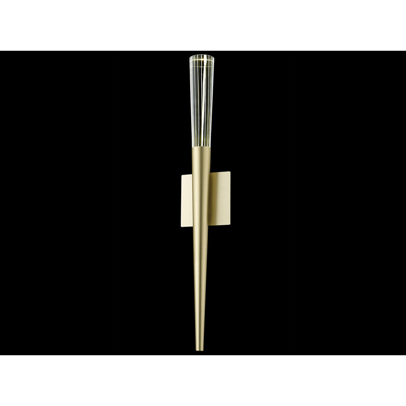 1 - Light Wallchiere, Brushed Brass