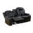  Taishia 73.5'' Faux Leather Loveseat with LED,Storage Armrest and Middle Console-1916848258