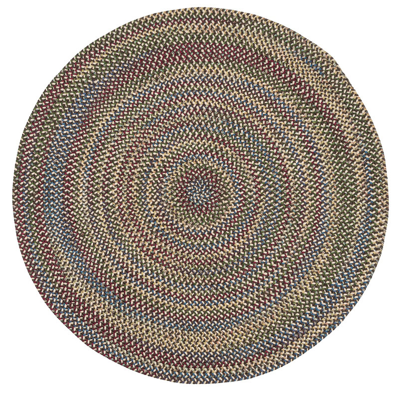 Tapis brun / beige Dollman, Rond 14 pi