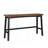 Transitional 4-Piece Pub Height Set, Table And Bar Stools Black And Brown Finish Solid Rubberwood Furniture-897840179-897840180-897840191