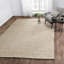 Tapis ivoire en jute tissé à plat à la main Jiona-763417481