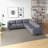 Keanua 103.5" 3 - Piece Upholstered Sectional
