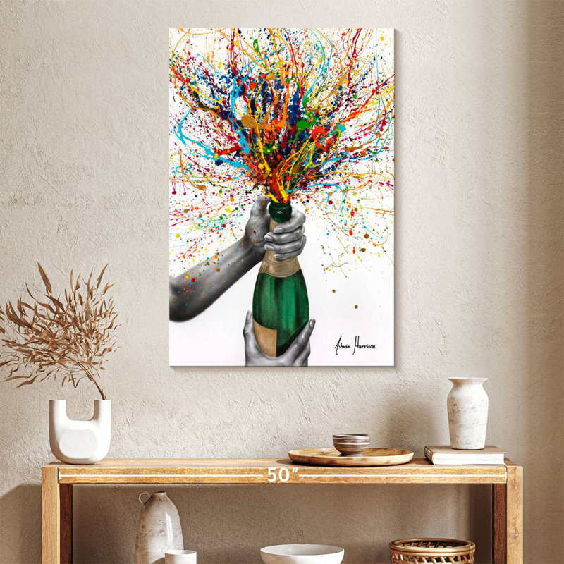 Yarlin Bottle Of Nostalgia, 39" H x 26" W
