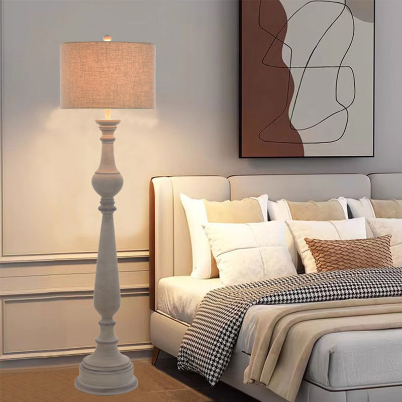 Lampe de salon américaine rétro et nostalgique, Blanc
