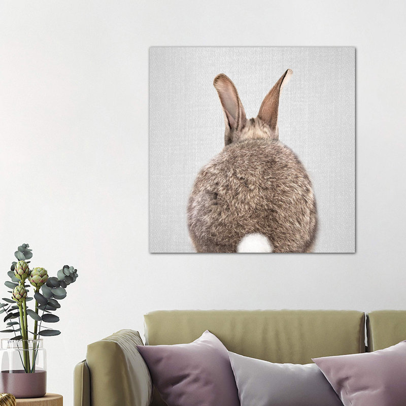 Rabbit Tail - Wrapped Canvas Print, 93.98 cm H x 93.98 cm W x 1.91 cm D
