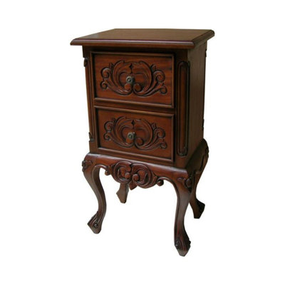 40cm W Solid Wood Bedside Table