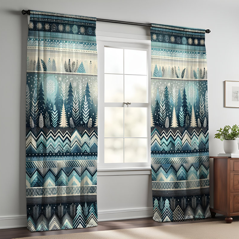 Window Curtains, 20" W x 52" L