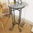 Reginald Outdoor Ceramic Top Side Table