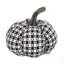 Tissu 7 x 7 x 6,7 po - Décoration de citrouille à carreaux, pour la décoration d'Halloween des Fêtes