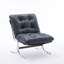 Méridienne Mid-Century en cuir d'inspiration Bauhaus-965121668