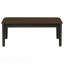 Ensemble de 3 tables basses et tables de bout brun foncé