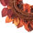 24" Autumn Salal Leaf Wreath