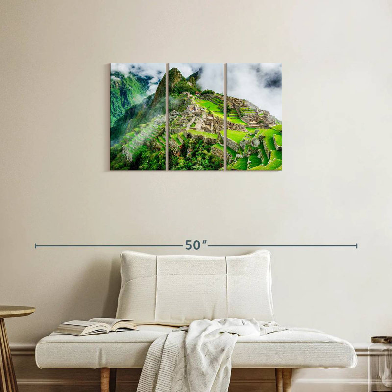 Lilie, ruines incas, Machu Picchu, H 20 po x l 33 po