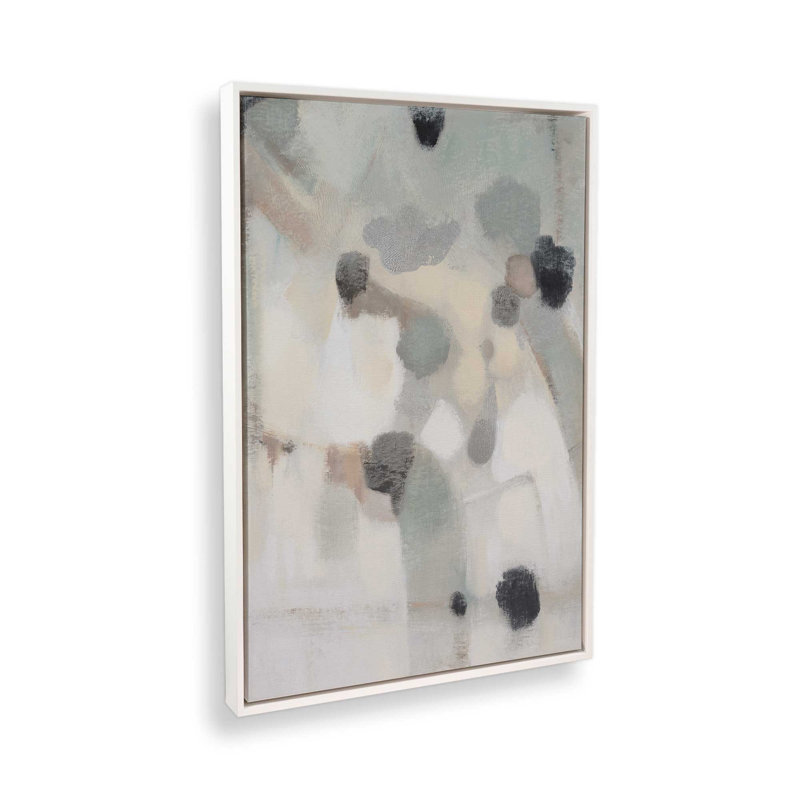 Subtle Contrasts I, reproduction sur toile dans un cadre, H 12,75 po x l 8,75 po, Blanc opaque