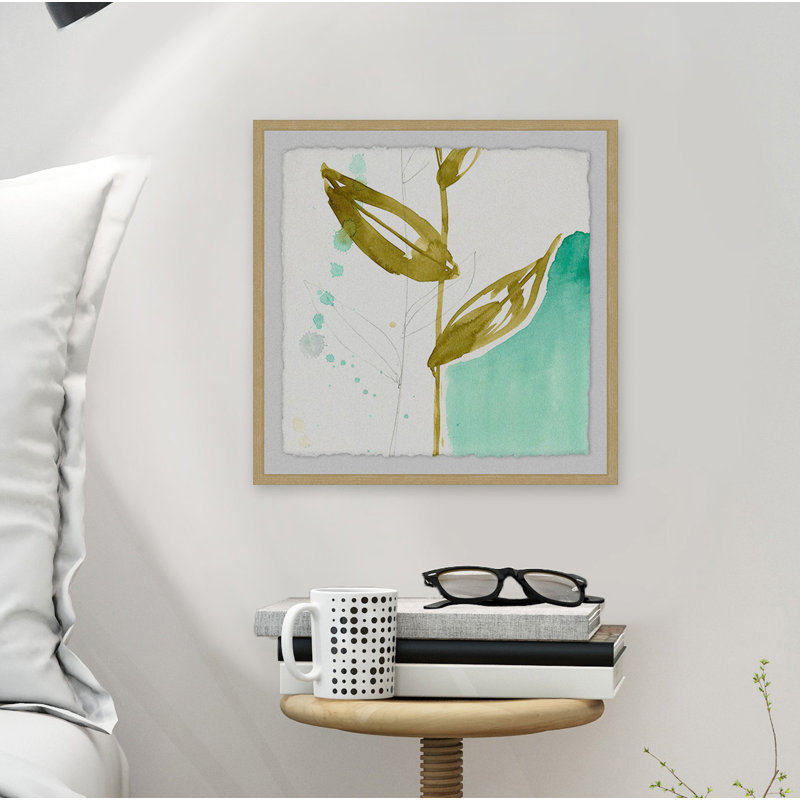 Painted Whimsy II - Picture Frame Print, 18" H x 18" W x 3.5" D