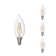 5 Watt Dimmable Clear Filament CA10 Candelabra (E12) LED Light Bulb - 500 Lumens