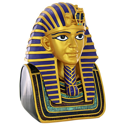 Golden Shroud Egyptian King Tut Bust