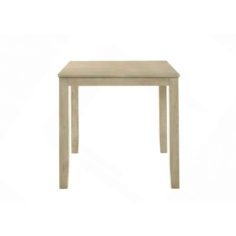 Table de salle à manger à hauteur de comptoir 1Pc, Crème