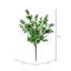Buisson artificiel à feuilles d'argent 14,5 po-547890818