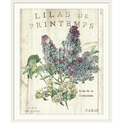 « lilas de printemps » par sue schlabach, impression