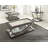 Catrisha Mirrored Glass Top Coffee Table