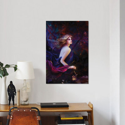 « purpur rêves », impression sur toile