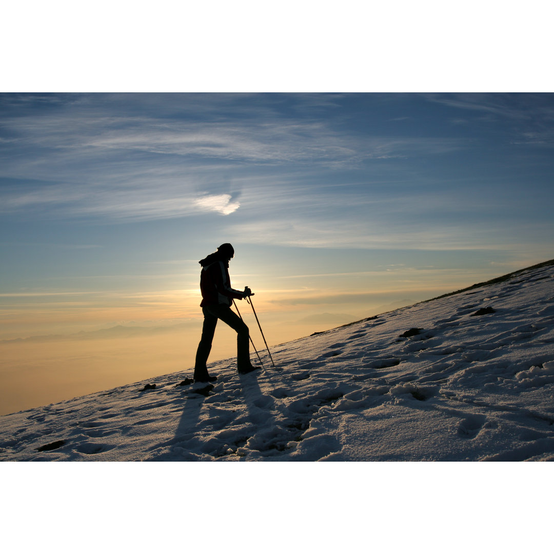 Sonnenuntergang in den Bergen von Tomazl - Drucken