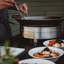 3-Piece Stainless Steel Grill Symbol Wok Set with Lid