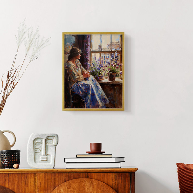 WOMEN Series CCCCXVV-1 - Reproduction encadrée de qualité supérieure - prête à être accrochée - aucun clou requis