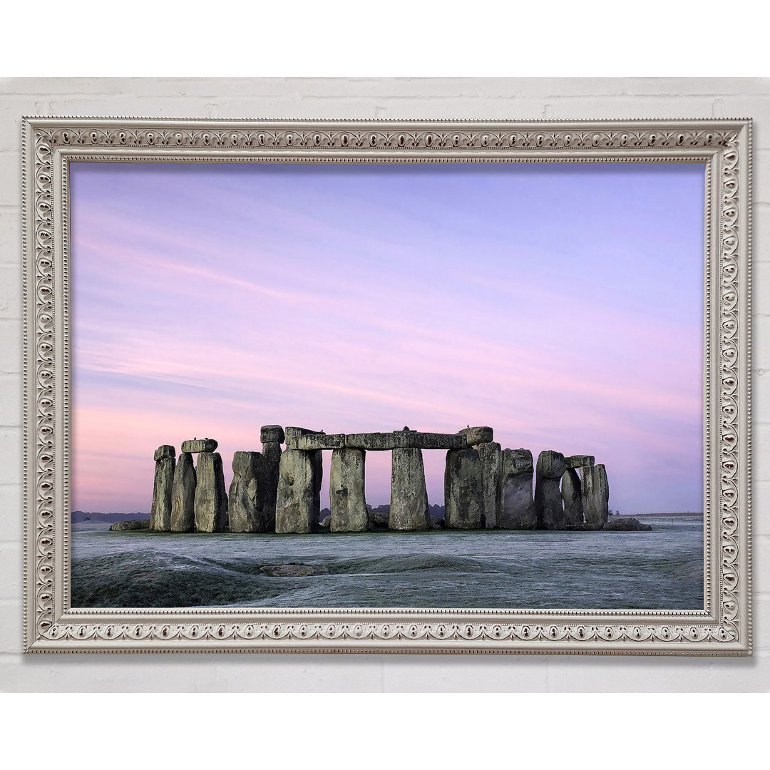 Stonehenge Wiltshire England Gerahmter Druck