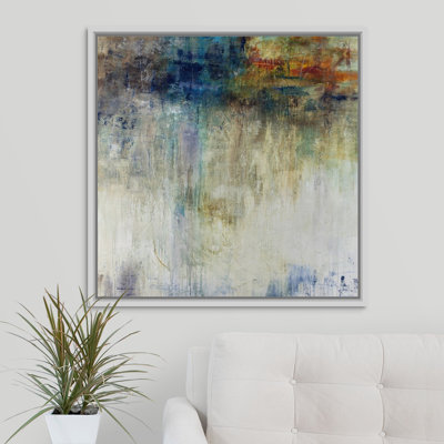 « crépuscule point », peinture sur toile
