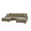 Canapé modulaire réversible de 89 po avec repose-pieds Arzuaga-1337818172-1337818182