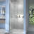 34'' W x 72'' H Bi-Fold Frameless Shower Door with Clear Glass