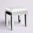 Kaisley Glass Accent Stool-1667137887