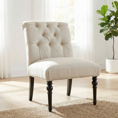 Fauteuil d'appoint Easton en tissu beige Easton